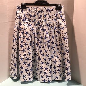 Kate Spade Brooke Street Starfish Skirt W/Pockets